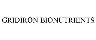 GRIDIRON BIONUTRIENTS Trademark Image