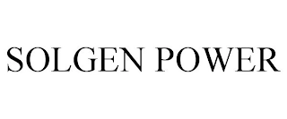 SOLGEN POWER Trademark Image