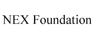 NEX FOUNDATION Trademark Image