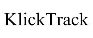 KLICKTRACK Trademark Image