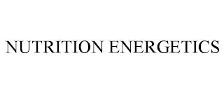 NUTRITION ENERGETICS Trademark Image