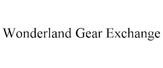 WONDERLAND GEAR EXCHANGE Trademark Image