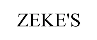 ZEKE'S Trademark Image