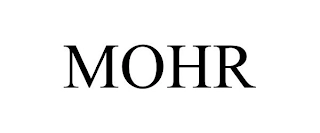 MOHR Trademark Image