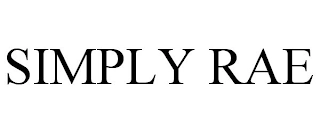 SIMPLY RAE Trademark Image