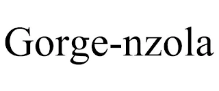 GORGE-NZOLA Trademark Image
