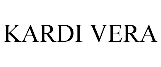 KARDI VERA Trademark Image