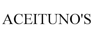 ACEITUNO'S Trademark Image