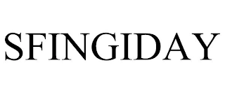 SFINGIDAY Trademark Image