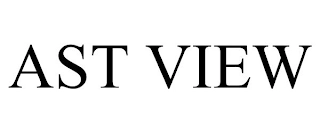 AST VIEW Trademark Image