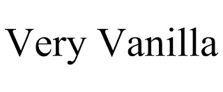 VERY VANILLA Trademark Image