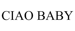CIAO BABY Trademark Image