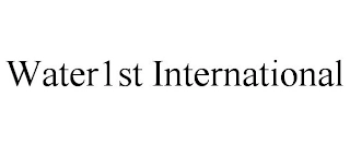 WATER1ST INTERNATIONAL Trademark Image
