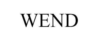 WEND Trademark Image