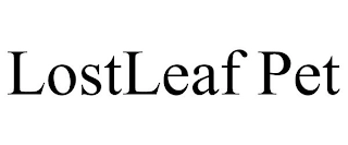 LOSTLEAF PET Trademark Image