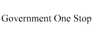 GOVERNMENT ONE STOP Trademark Image