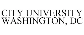 CITY UNIVERSITY WASHINGTON, DC Trademark Image