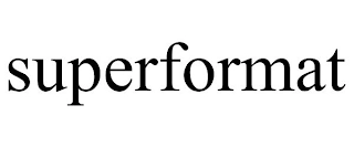 SUPERFORMAT Trademark Image