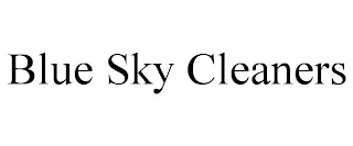 BLUE SKY CLEANERS Trademark Image