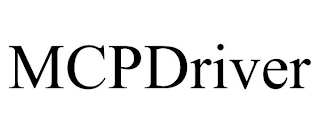 MCPDRIVER Trademark Image