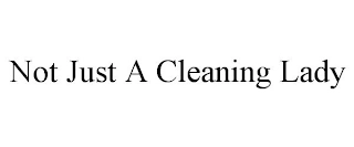NOT JUST A CLEANING LADY Trademark Image