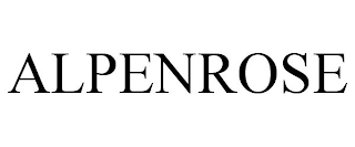 ALPENROSE Trademark Image