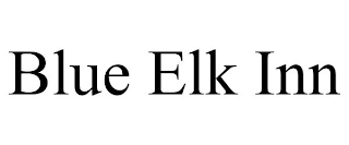 BLUE ELK INN Trademark Image