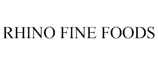 RHINO FINE FOODS Trademark Image