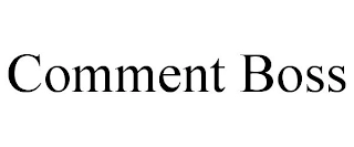 COMMENT BOSS Trademark Image
