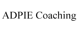 ADPIE COACHING Trademark Image