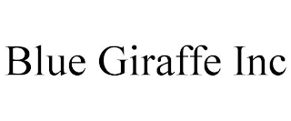BLUE GIRAFFE INC Trademark Image