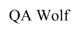 QA WOLF Trademark Image