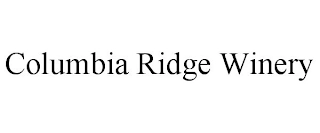 COLUMBIA RIDGE WINERY Trademark Image