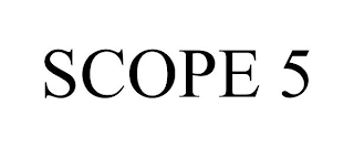 SCOPE 5 Trademark Image