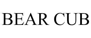 BEAR CUB Trademark Image