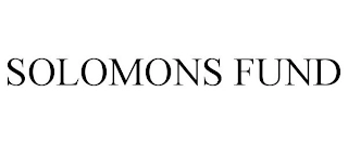 SOLOMONS FUND Trademark Image