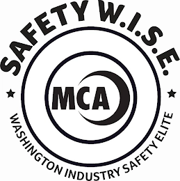 SAFETY W.I.S.E. MCA WASHINGTON INDUSTRYSAFETY ELITE Trademark Image