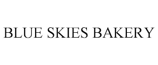 BLUE SKIES BAKERY Trademark Image