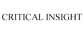 CRITICAL INSIGHT Trademark Image