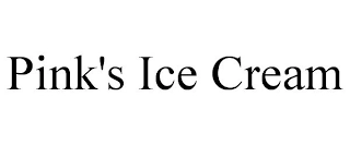 PINK'S ICE CREAM Trademark Image