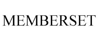 MEMBERSET Trademark Image