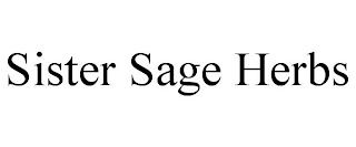 SISTER SAGE HERBS Trademark Image