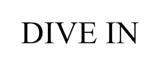 DIVE IN Trademark Image