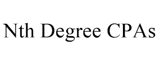 NTH DEGREE CPAS Trademark Image