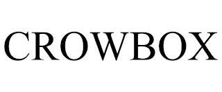 CROWBOX Trademark Image