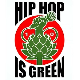 HIP HOP IS GREEN 1 0 Trademark Image