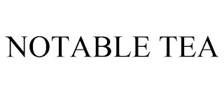 NOTABLE TEA Trademark Image