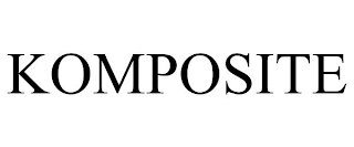 KOMPOSITE Trademark Image