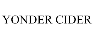 YONDER CIDER Trademark Image