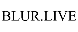 BLUR.LIVE Trademark Image